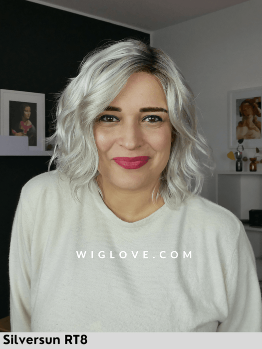 arlo estetica designs essentials collection parrucca mossa alle spalle sintetica riga sinistra lacefront attaccatura naturale lunghezza media beach waves 