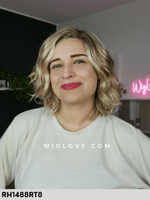 arlo estetica designs essentials collection parrucca mossa alle spalle sintetica riga sinistra lacefront attaccatura naturale lunghezza media beach waves 