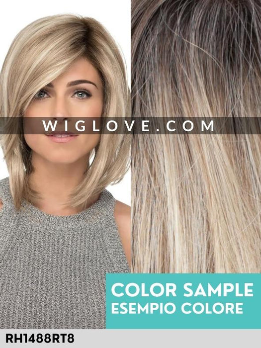 ARLO - riga sinistra, attaccatura naturale - Wig Love - Parrucca SinteticaCaramel Kiss RT4