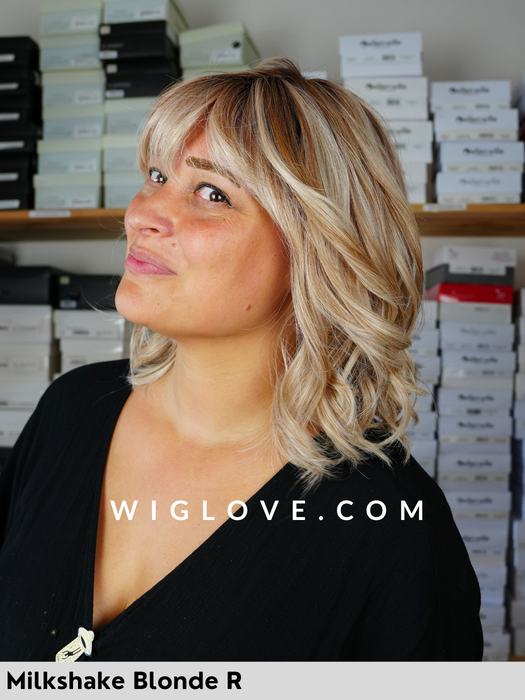 athens belle tress parrucca mossa  on frangetta lacefront riga centrale city collection taglia M monofilamento