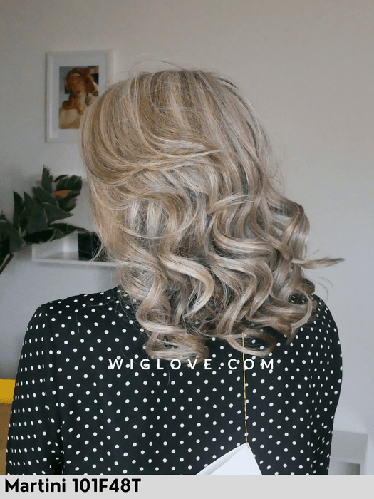 aurora jon renau 100% fatta a mano, attaccatura naturale, riga libera parrucca sintetica termoresistente alle spalle mossa lacefront riga libera 