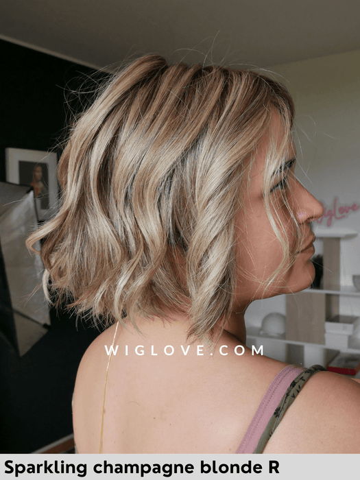 austen belle tress parrucca icons collection sintetica piastrabile taglio medio mosso doppio monofilamento lacefront retro chiuso fatto a mano poliuretano 