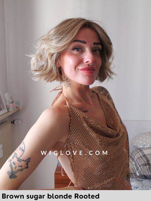 austen belle tress parrucca icons collection sintetica piastrabile taglionmedionmosso doppiomonofilamento lacefront retro chiuso fatto a mano poliuretano 