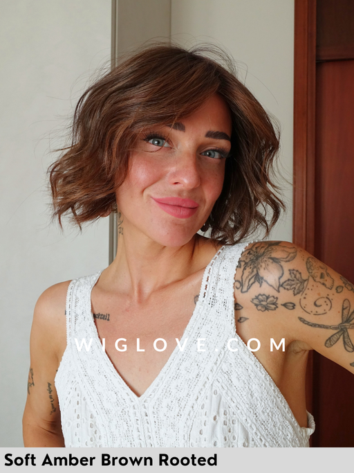 austen belle tress parrucca icons collection sintetica piastrabile taglionmedionmosso doppiomonofilamento lacefront retro chiuso fatto a mano poliuretano 