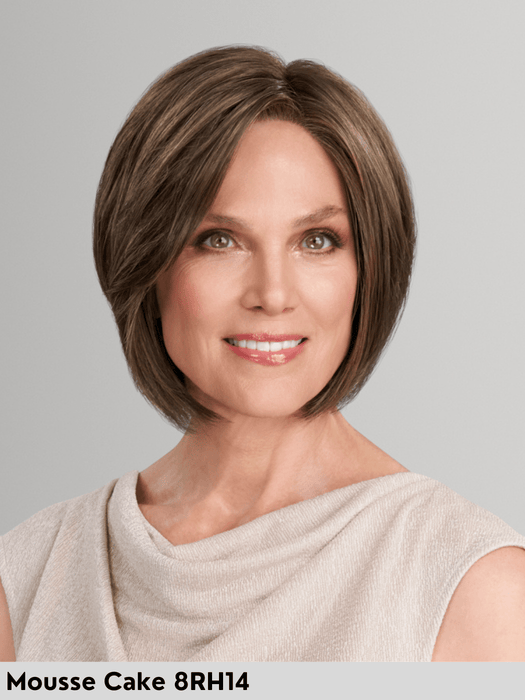 AVA - 100% fatta a mano, attaccatura naturale, riga libera - Wig Love - Parrucca SinteticaMousse Cake