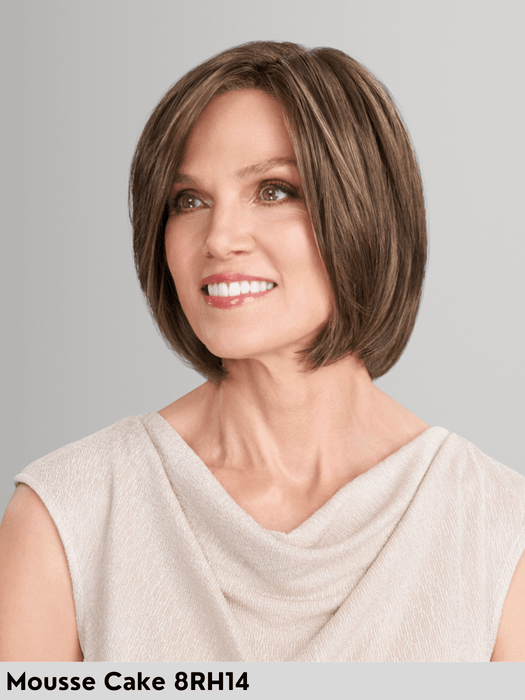 AVA - 100% fatta a mano, attaccatura naturale, riga libera - Wig Love - Parrucca SinteticaMousse Cake