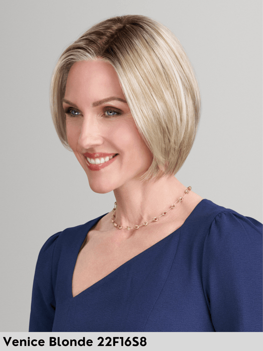 AVA - 100% fatta a mano, attaccatura naturale, riga libera - Wig Love - Parrucca SinteticaVenice Blonde