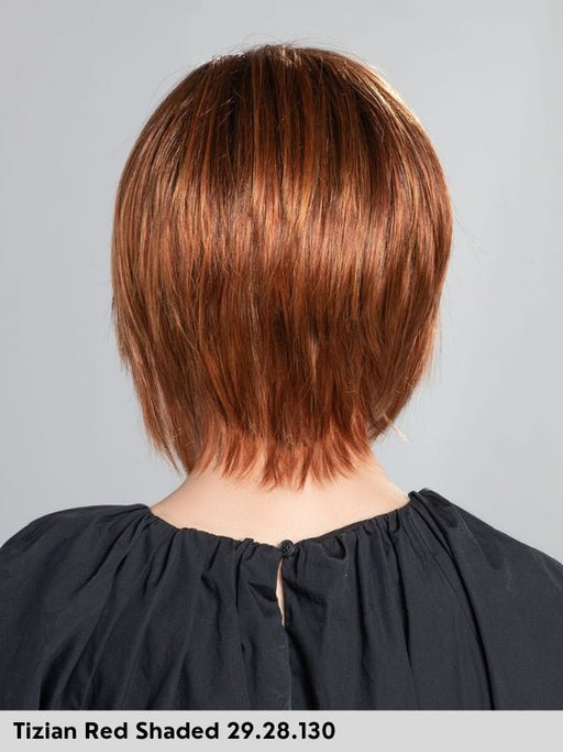 AVA MONO PART - attaccatura naturale, riga sinistra - Wig Love - Parrucca SinteticaTizian Red Shaded