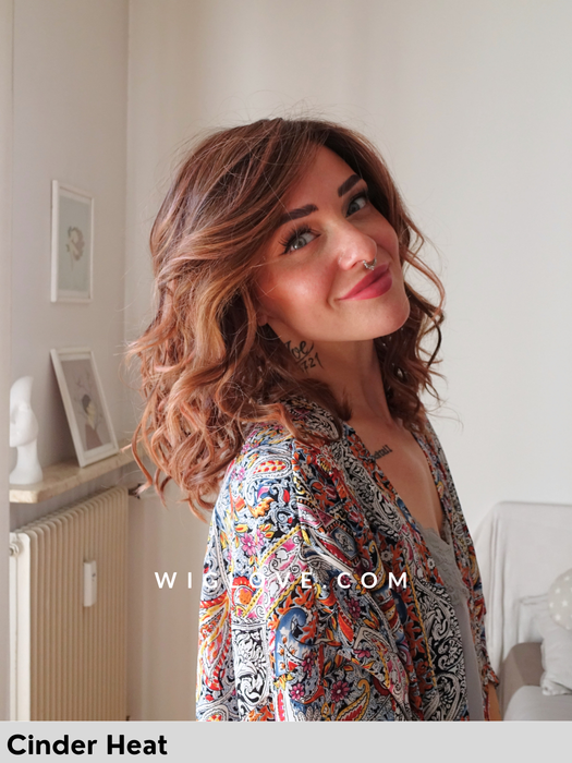 avalon estetica designs parrucca sintetica versione termoresistente cinder heat polarizing pink lacefront riga sinistra in monofilamento piega mossa 