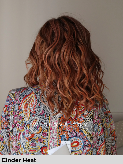 avalon estetica designs parrucca sintetica versione termoresistente cinder heat polarizing pink lacefront riga sinistra in monofilamento piega mossa 