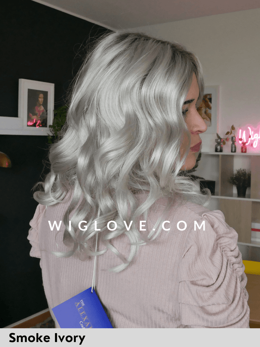 AVALON - Pronta Consegna 24/48 ore - Wig Love - Parrucca SinteticaSmoke Ivory