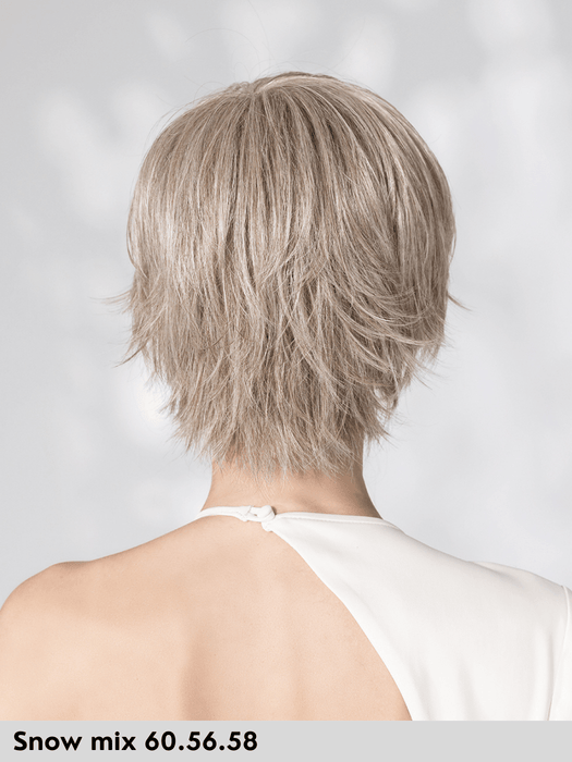 AVENUE SMALL SOFT - Taglia S - 100% fatta a mano, riga sinistra, attaccatura naturale, doppio monofilamento (Copia) - Wig Love - Parrucca SinteticaSnow Mix