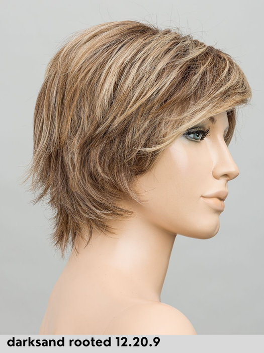 AVENUE SMALL SOFT - Size S - 100% hand-tied, left part, lace front, double mono