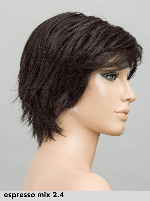 AVENUE SMALL SOFT - Size S - 100% hand-tied, left part, lace front, double mono