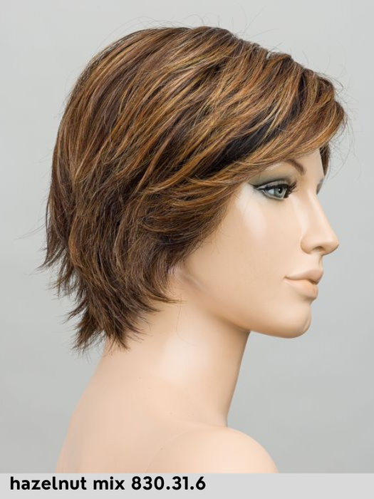 AVENUE SOFT - Size M - 100% hand-tied, left part, lace front, double mono