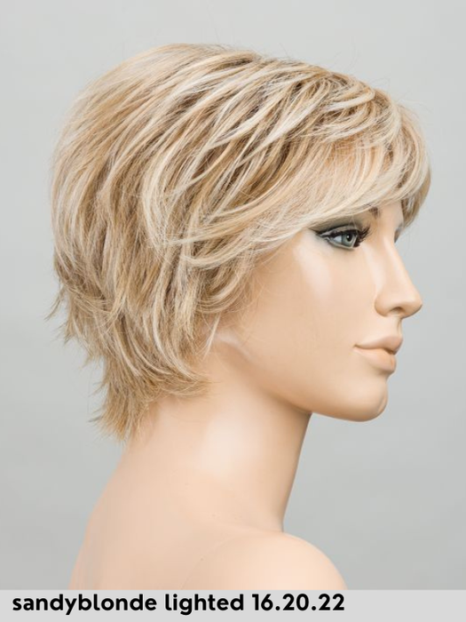 AVENUE SOFT - Size M - 100% hand-tied, left part, lace front, double mono