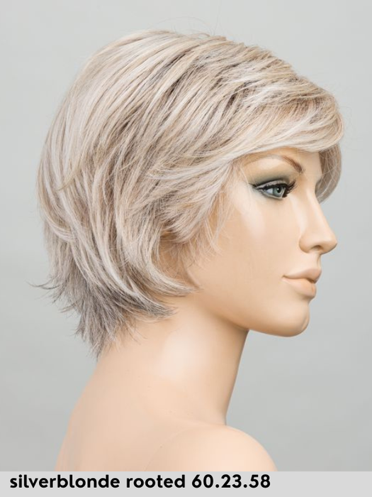 AVENUE SOFT - Size M - 100% hand-tied, left part, lace front, double mono