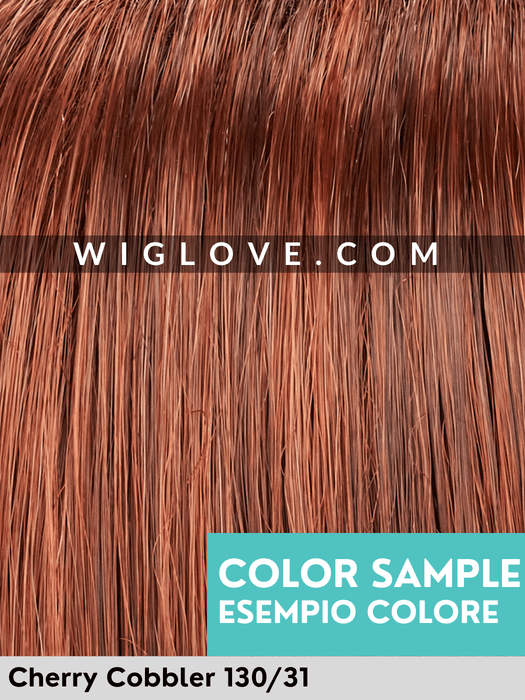 Cherry Cobbler 130/31 jon renau color sample synthetic wig