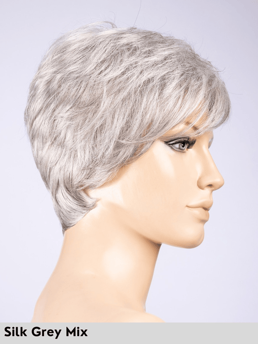 BARI - monofilamento al vortice, no lace front - Wig Love - Parrucca SinteticaSilk Grey Mix