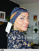 turbante beatrice 1419 house of christine dispositvo medico CE turbante chemioterapia alopecia hairloss band lunghe annodabili