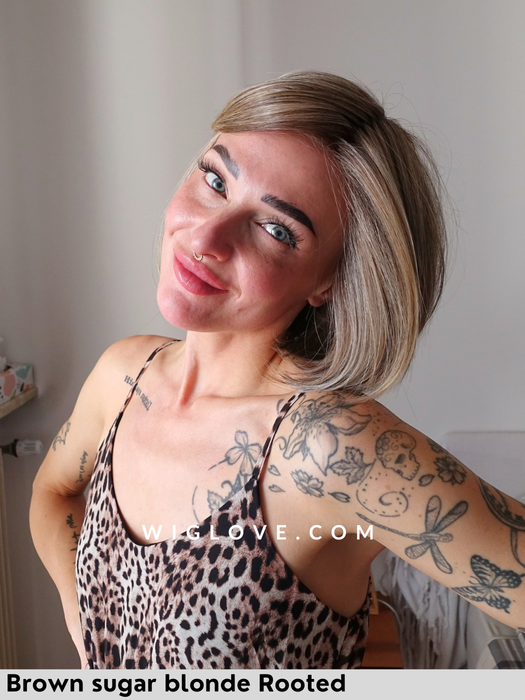 beckham belle tress parrucca icons collection sintetica piastrabile taglionmedio liscio doppio monofilamento lacefront retro chiuso fatto a mano poliuretano 