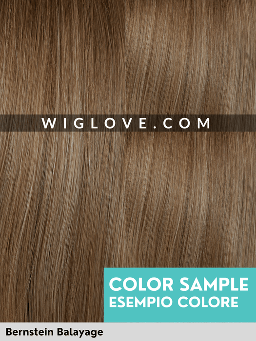 HH REMY SUPER CURL - Capelli Naturali Remy - attaccatura naturale, doppio monofilamento, retro chiuso - Wig Love - Parrucca Capelli VeriBernstein Balayage HH