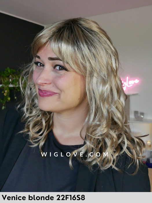 betty jon renau parrucca lunga sintetica tradizionale fatta a macchina frangetta  retro fatta a macchina piega mossa