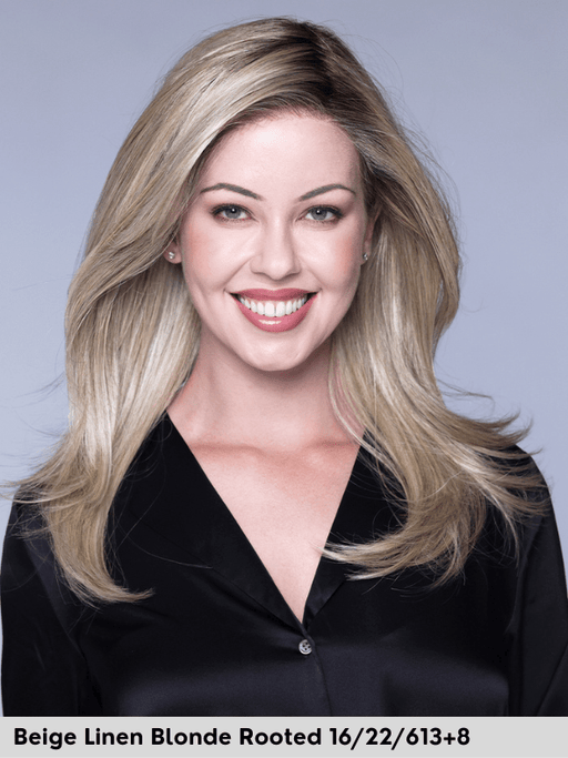 BEVERLY HILLS - riga sinistra, attaccatura naturale - Wig Love - Parrucca SinteticaTriple Chocolate Rooted