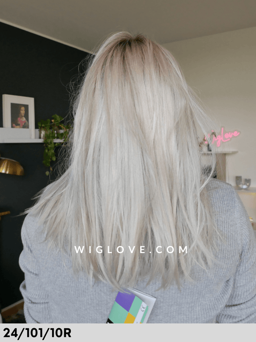 bigbeat rokoko parrucca sintetica termoresistente lacefront riga centrale retro aperto e fatto a macchina dispositivo medico ce 