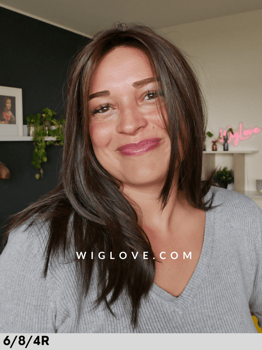 bigbeat rokoko parrucca sintetica termoresistente lacefront riga centrale retro aperto e fatto a macchina dispositivo medico ce 