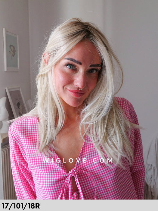 bigbeat rokoko parrucca sintetica termoresistente lacefront riga centrale retro aperto e fatto a macchina dispositivo medico ce 