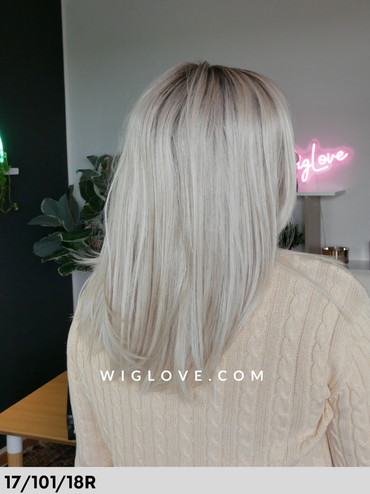 bigbeat rokoko parrucca sintetica termoresistente lacefront riga centrale retro aperto e fatto a macchina dispositivo medico ce 