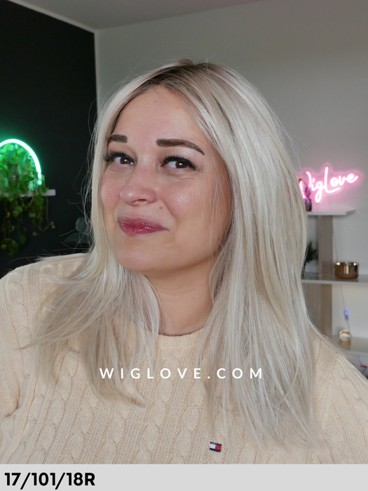 bigbeat rokoko parrucca sintetica termoresistente lacefront riga centrale retro aperto e fatto a macchina dispositivo medico ce 