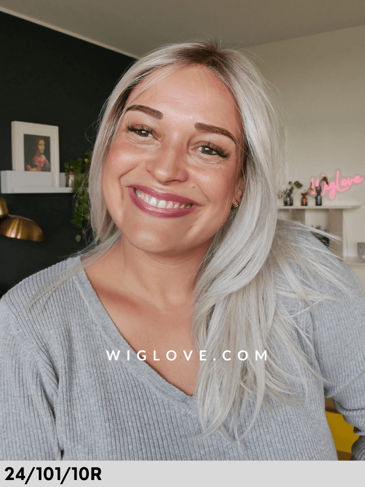 bigbeat rokoko parrucca sintetica termoresistente lacefront riga centrale retro aperto e fatto a macchina dispositivo medico ce 