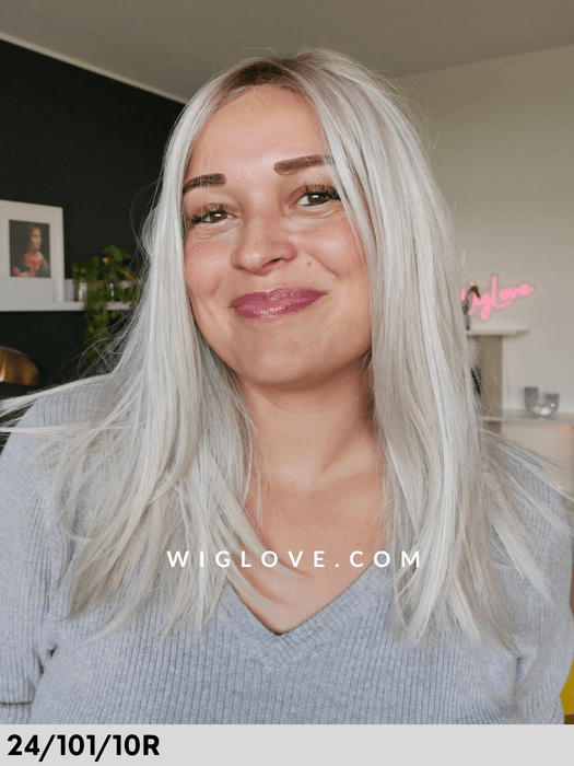 bigbeat rokoko parrucca sintetica termoresistente lacefront riga centrale retro aperto e fatto a macchina dispositivo medico ce 