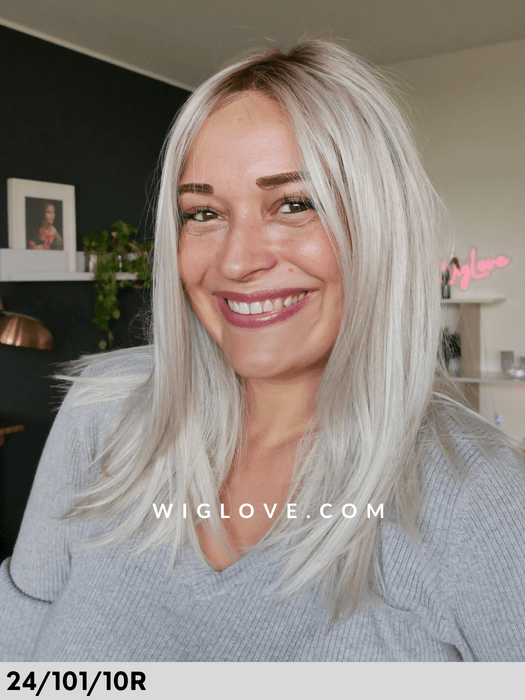 bigbeat rokoko parrucca sintetica termoresistente lacefront riga centrale retro aperto e fatto a macchina dispositivo medico ce 