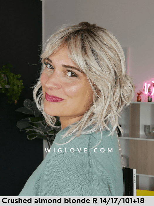 birmingham belle tress parrucca mossa alle spalle con frangetta fibra sintetica termoresistente riga centrale attaccatura naturale city collection