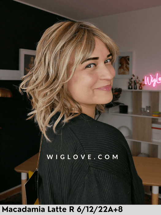 birmingham belle tress parrucca mossa alle spalle con frangetta fibra sintetica termoresistente riga centrale attaccatura naturale city collection