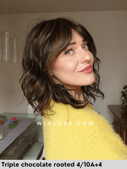 birmingham belle tress parrucca mossa alle spalle con frangetta fibra sintetica termoresistente riga centrale attaccatura naturale city collection