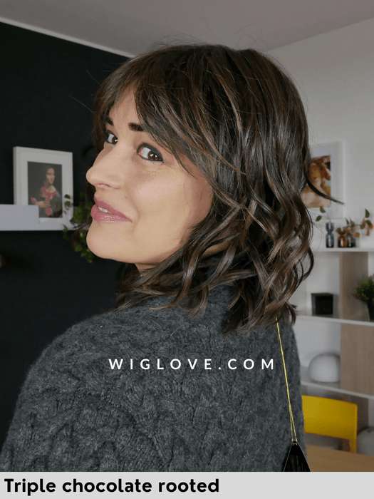 birmingham belle tress parrucca mossa alle spalle con frangetta fibra sintetica termoresistente riga centrale attaccatura naturale city collection