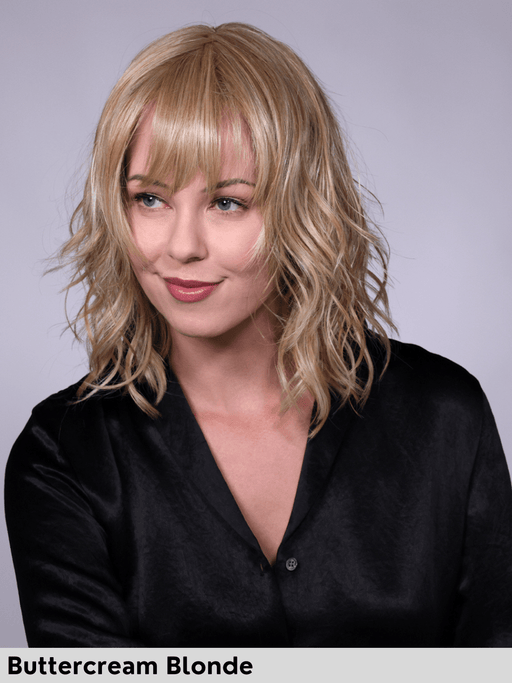 BIRMINGHAM - riga centrale, attaccatura naturale - Wig Love - Parrucca SinteticaTriple Chocolate Rooted