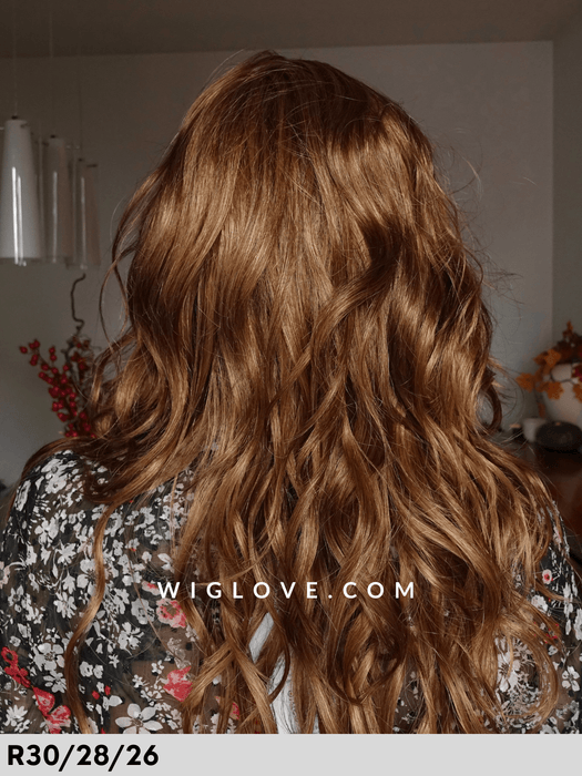 blaze estetica designs parrucca mossa lunga e scalata in fibra sintetica riga sinistra attaccatura naturale wigs synthetic wig