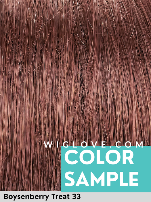 Boysenberry Treat 33 jon renau color sample synthetic wig