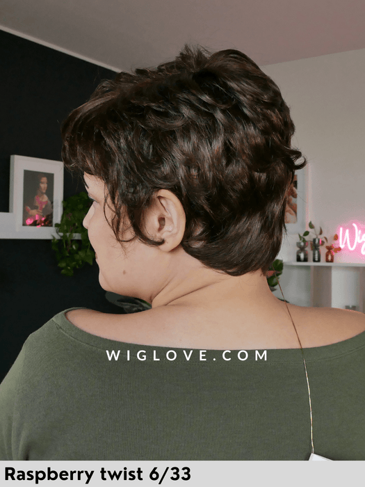 bree jon renau parrucca corta in fibra sintetica tradizionale fatta a macchina 