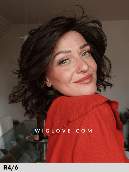 brighton estetica designs parrucca sintetica termoresistente riga sinistra monofilamento laterale lacefront attaccatura naturale parrucca piastrabile