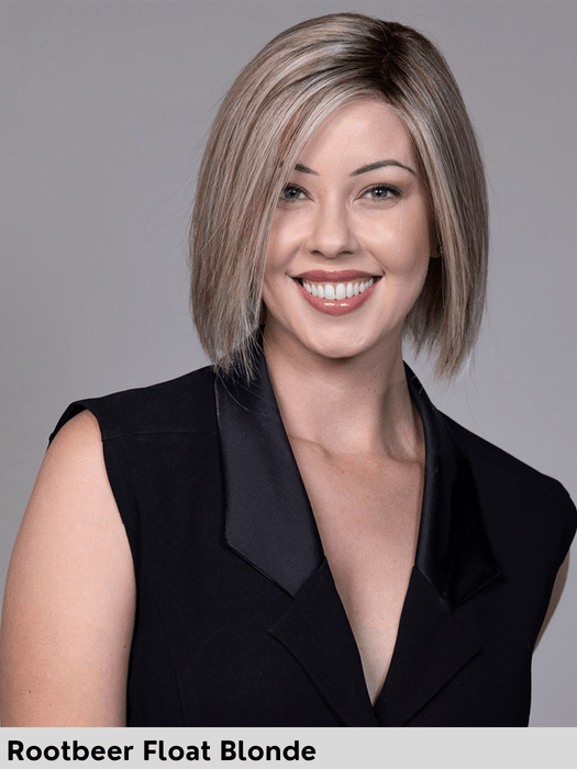 CAFE CHIC - riga sinistra, attaccatura naturale - Wig Love - Parrucca SinteticaRootbeer Float Blonde