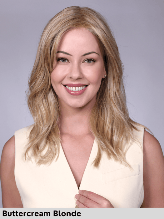 CAMBRIDGE - riga centrale, attaccatura naturale - Wig Love - Parrucca SinteticaRaw Sugar Blonde Rooted