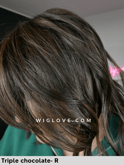 cambridge belle tress parrucca mossa fibra sintetica termoresistente attaccatura naturale riga centrale monofilamento parziale retro aperto fatto a macchina city collection