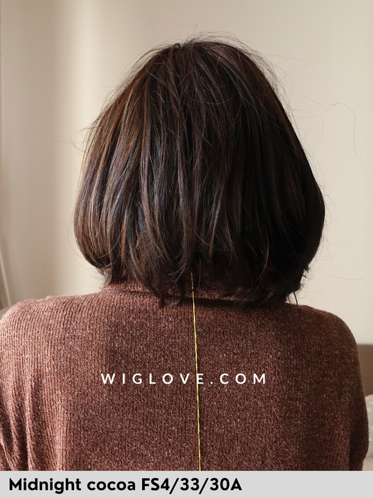 cameron jon renau parrucca liscia a caschetto pari taglia S, M , L colore mousse cake 8rh14 parrucca sintetica tradizionale 100% fatta a mano lacefront riga libera monofilamento attaccatura natuale retro chiuso fatto a mano