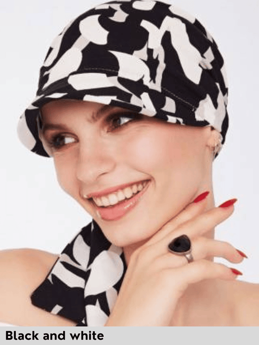 Cappello CARA I Pronta Consegna 24/48 ore - Wig Love - TurbanteBlack and white